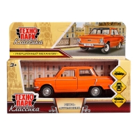 Машина металлическая &laquo;Запорожец&raquo;, инерция, открываются двери, багажник, 12 см, оранжевый