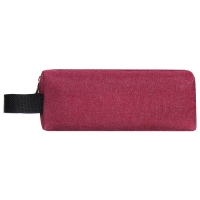 Пенал школьный на молнии Calligrata, бордовый