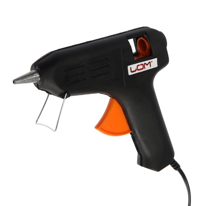 Клеевой пистолет ЛОМ, 40 Вт, 220 В, 11 мм Клеевой пистолет ЛОМ, 40 Вт, 220 В, 11 мм