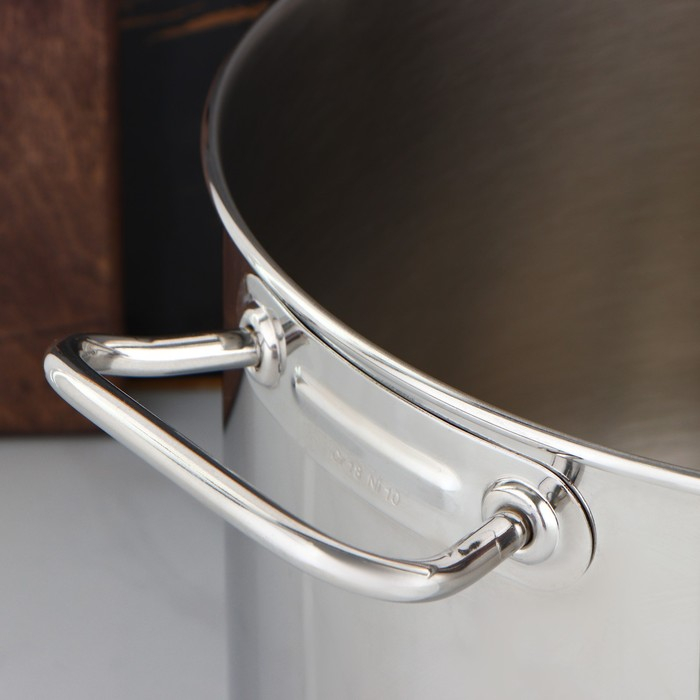 Кастрюля &laquo;Профи&raquo;, 20 л, d=34 см, капсульное дно, индукция