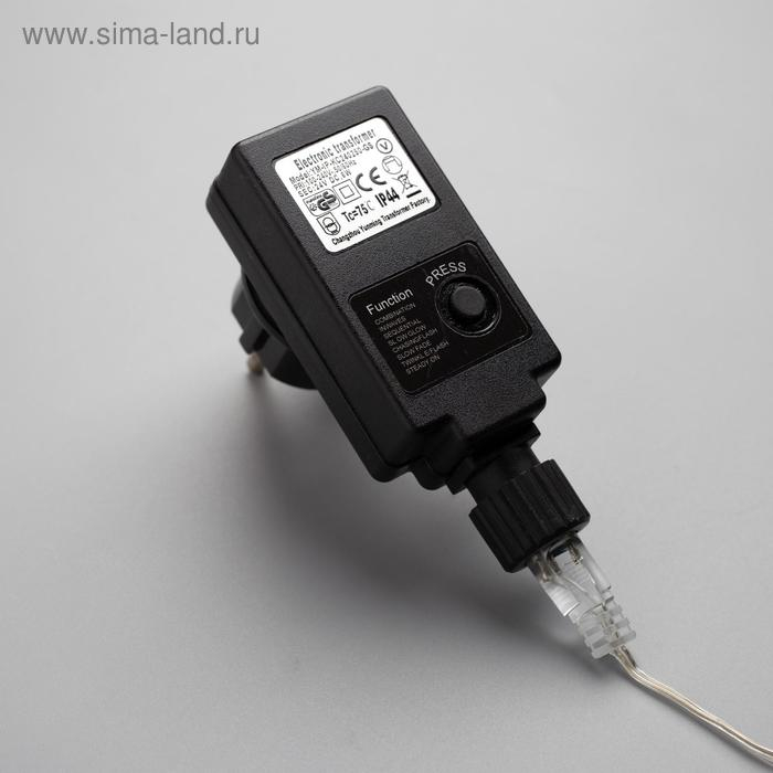 Светодиодная фигура &laquo;Приветливый Дед Мороз&raquo; 22 &times; 30 &times; 20 см, акрил, 40 LED, 220 В, свечение белое