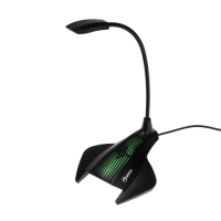 Микрофон MARVO MIC-01, на подставке, USB, для стриминга, подсветка, чёрный Микрофон MARVO MIC-01, на подставке, USB, для стриминга, подсветка, чёрный