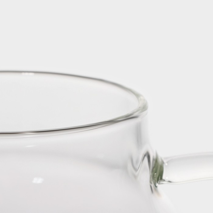 Чайник стеклянный заварочный с металлическим ситом Magistro &laquo;Созидание&raquo;, 1 л