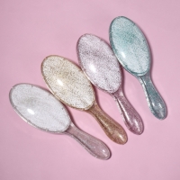 Расчёска массажная, 6,5 &times; 21,5 см, цвет МИКС