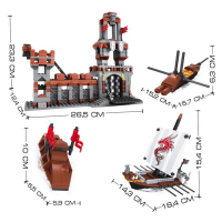 Конструктор &laquo;Сила рыцаря: Осада крепости&raquo;, 555 деталей