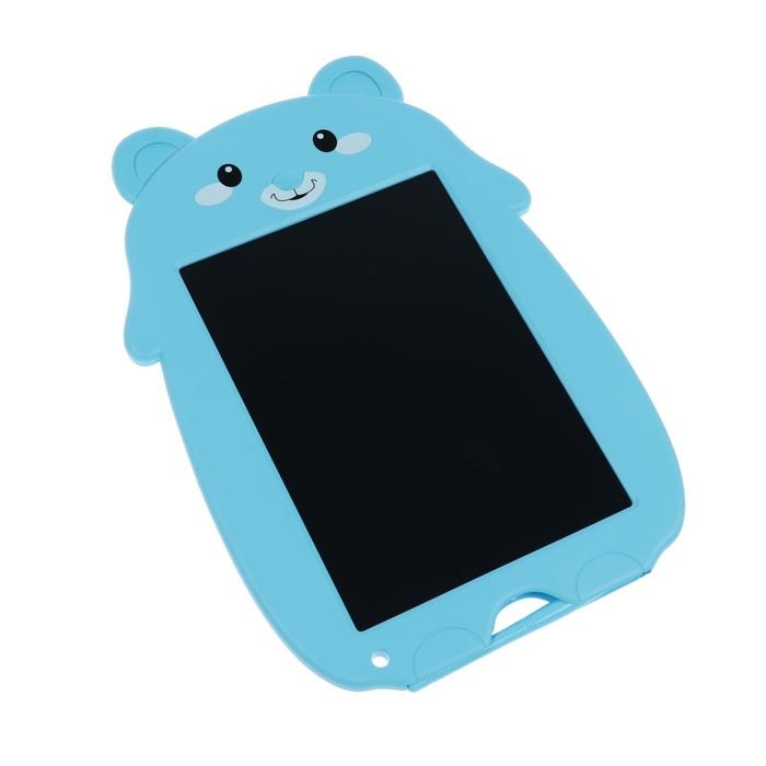 Планшет для рисования и заметок Luazon "Медвежонок", 9", функция блокировки, синий