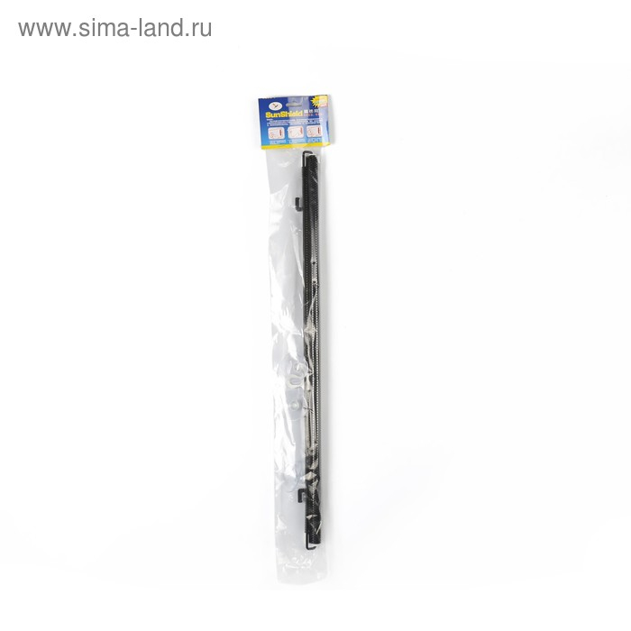 Автомобильная шторка на стекло, раздвижная 68&times;125 см, цвет черный