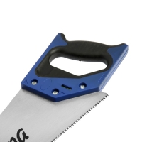 Ножовка по дереву ТУНДРА, 2К рукоятка, 3D заточка, аккуратный рез, 11-12 TPI, 350 мм Ножовка по дереву ТУНДРА, 2К рукоятка, 3D заточка, аккуратный рез, 11-12 TPI, 350 мм