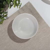 Блюдце для варенья &laquo;Белое&raquo;, d=9 см, фарфор