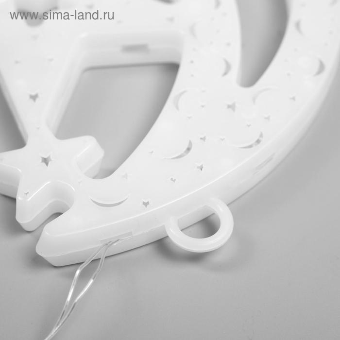 Светодиодная фигура «Месяц» 20 × 30 см, пластик, 220 В, свечение мульти (RG/RB) Светодиодная фигура «Месяц» 20 × 30 см, пластик, 220 В, свечение мульти (RG/RB)