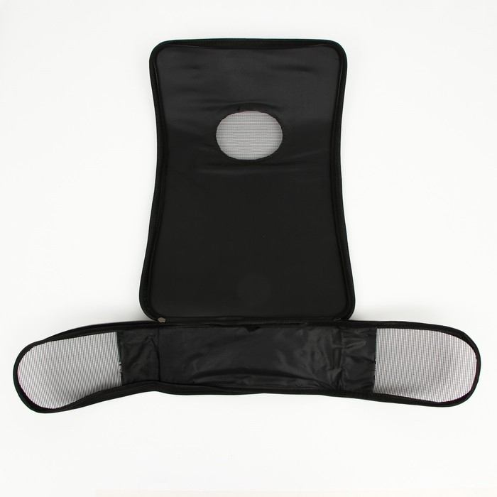 Сумка - переноска для животных "Лапки Happy", бежевая, размер М, 40 х 21 х 27 см