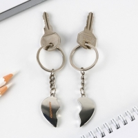 Брелок для ключей парный, «Нам было суждено встретиться», металл, 8 х 3 см Брелок для ключей парный, «Нам было суждено встретиться», металл, 8 х 3 см