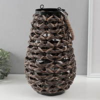 Подсвечник пластик на 1 свечу "Вязка" 13х23х37 см