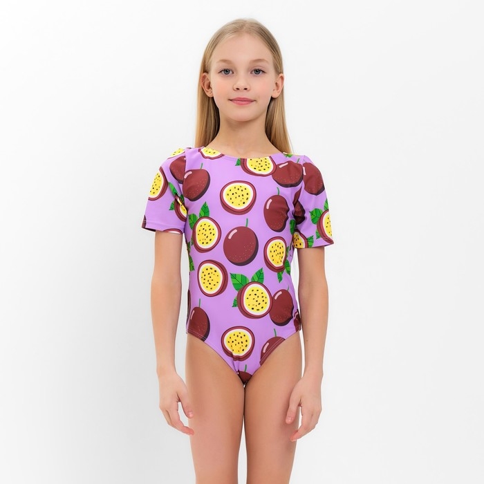 Купальник детский слитный MINAKU &laquo;Фрукты&raquo;, рост 122-128