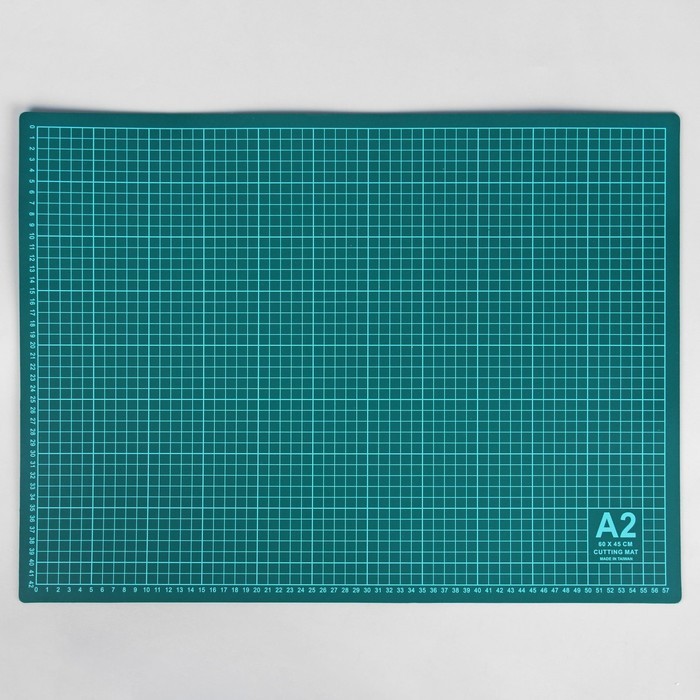 Мат для резки, 60 &times; 45 см, А2, цвет зелёный, DK-002