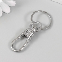 Брелок металл "Карабин с резьбой" 7х1,8 см Брелок металл "Карабин с резьбой" 7х1,8 см