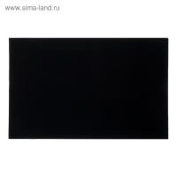 Накладка на стол офисная 38 &times; 59 см, Calligrata, с прозрачным карманом, чёрная