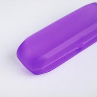 Футляр для очков на застёжке, длина 15 см, цвет МИКС Футляр для очков на застёжке, длина 15 см, цвет МИКС