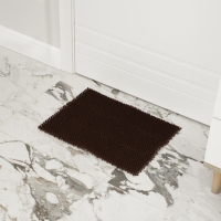 Покрытие ковровое щетинистое без основы &laquo;Травка&raquo;, 40&times;53 см, коричневый