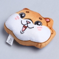 Игрушка для кошек с мятой «Хомячок», 12 х 9,2 см Игрушка для кошек с мятой «Хомячок», 12 х 9,2 см