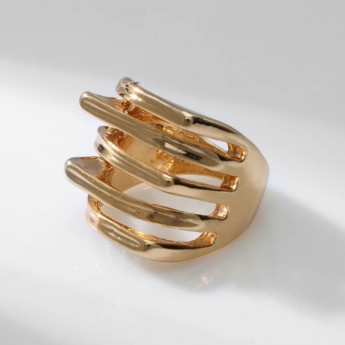 Кольцо металл &laquo;Тренд&raquo; движение, цвет золото, размер 17