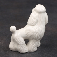 Статуэтка фарфоровая &laquo;Пудель белый&raquo;, 10 см