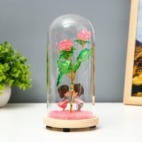 Ночник колба "Влюблённая пара" LED от батареек 3хLR44 10х10х21 см RISALUX Ночник колба "Влюблённая пара" LED от батареек 3хLR44 10х10х21 см RISALUX