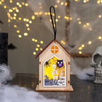 Декор с подсветкой &laquo;Дом страха&raquo;, 6 &times; 8,5 &times; 11,5 см