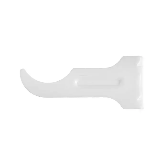 Кронштейн для радиатора левый, полимер, цвет белый