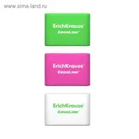 Ластик ErichKrause ErgoLine Pillow, 33 х 21 х 8 мм, мягкий, гипоаллергенный, микс