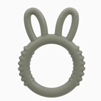 Прорезыватель силиконовый для зубов Крошка Я &laquo;Зайка&raquo;, цвет МИКС