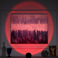 Световой прибор &laquo;Закат&raquo;, 5 картриджей, свечение тёплое белое, 5 В