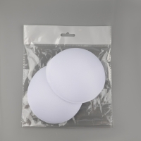 Чашки для бюстгальтера «Круг», L (48), d = 14,5 см, пара, цвет белый Чашки для бюстгальтера «Круг», L (48), d = 14,5 см, пара, цвет белый