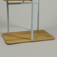 Подставка для цветов Greengo, 8 полок, 36 &times; 23 &times; 136 см, напольная, каркас металл, полки МДФ, белая