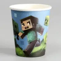 Стакан одноразовый бумажный &laquo;Пиксели&raquo;, 250 мл