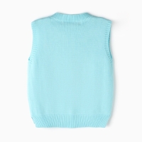 Жилет для девочки KAFTAN Ромашки р.34 (122-128 см), голубой