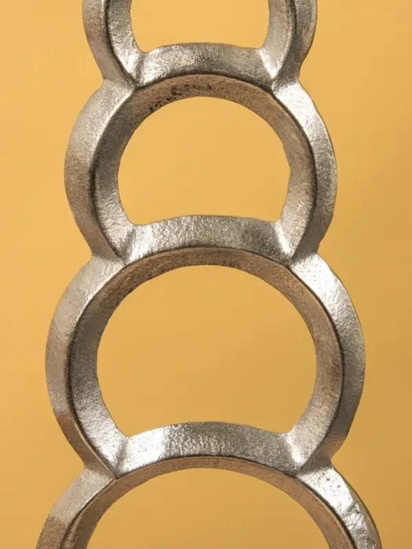 Подсвечник "Фазы Луны" алюминий 28х13х72,5 см