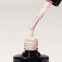 Гель лак для ногтей, &laquo;MILK POTAL&raquo;, 3-х фазный, 8мл, LED/UV, цвет белый/персиковый (09)