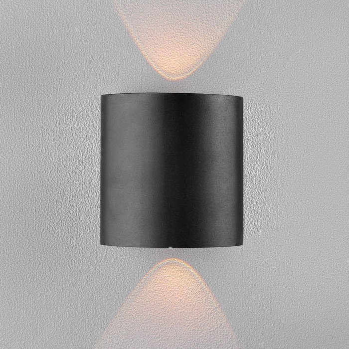 Светильник фасадный &laquo;Полусфера&raquo;, FSD-007, 2Вт, 3000К, 1 луч, IP65, 220В, металл, черный