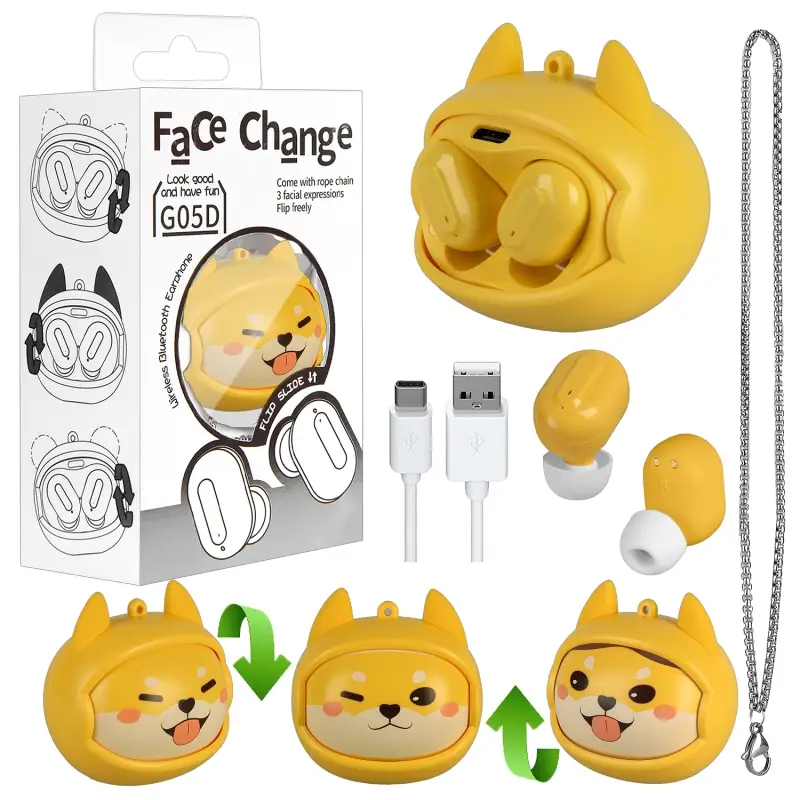 Беспроводные наушники G05D #1 Shiba (100 шт/кор)