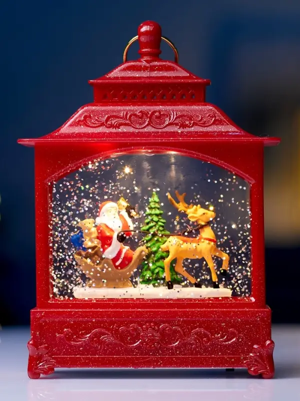 Фигура светодиодная "Упряжка" 5.5х14х19.5 см, 3хААА (не в компл.), музыка, USB, Т/БЕЛЫЙ