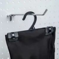 Вешалка для брюк 16,5&times;9 см (фасовка 5 шт.), цвет чёрный