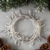 Гирлянда «Нить» 5 м, IP20, прозрачная нить, 50 LED, свечение синее, 8 режимов, 220 В Гирлянда «Нить» 5 м, IP20, прозрачная нить, 50 LED, свечение синее, 8 режимов, 220 В