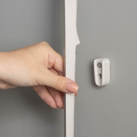 Ложка для обуви с магнитным держателем, 61,5&times;4,1&times;2 см, платиновая