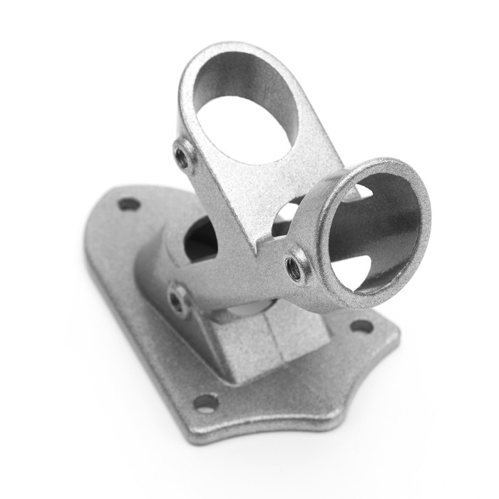 Флагшток &ndash; кронштейн, уличный, настенный,  d-2.6 см, глубина 10 и 8 см, 11 х 9.5 см