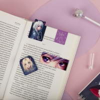 Закладки магнитные для книг, набор 4 штуки, MESHU "Neko" Закладки магнитные для книг, набор 4 штуки, MESHU "Neko"