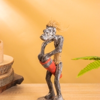 Сувенир &laquo;Абориген с джембе&raquo;, 8&times;7&times;21 см, дерево