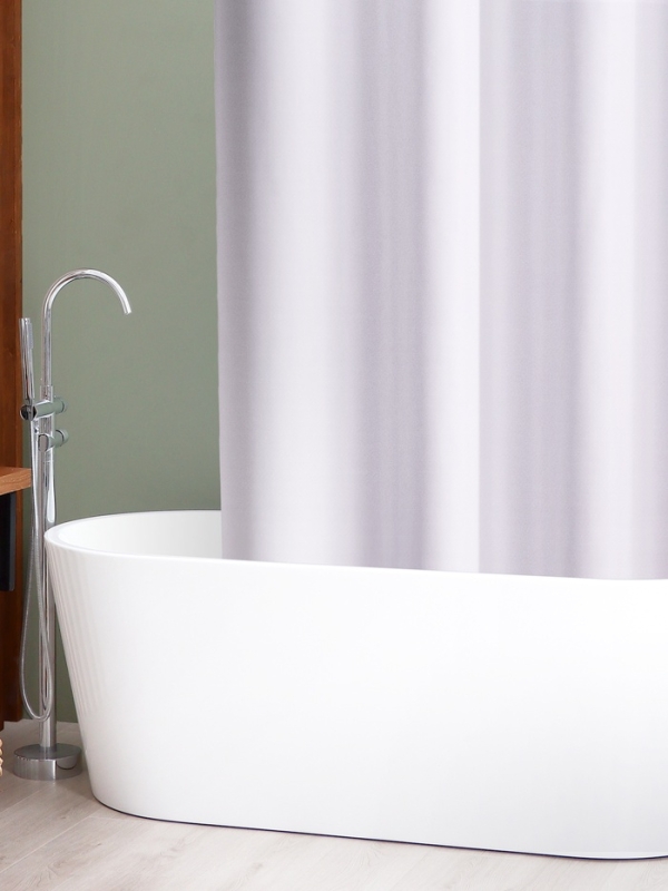 Штора для ванной "Цикл", 180х180 см, полиэстер