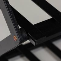 Подставка для цветов Greengo, 3 полки, 50 &times; 25 &times; 46 см, напольная, бамбук, чёрная