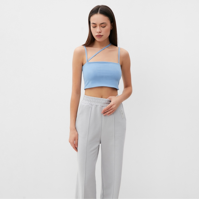 Топ женский на бретелях MIST, р. 44-46, голубой